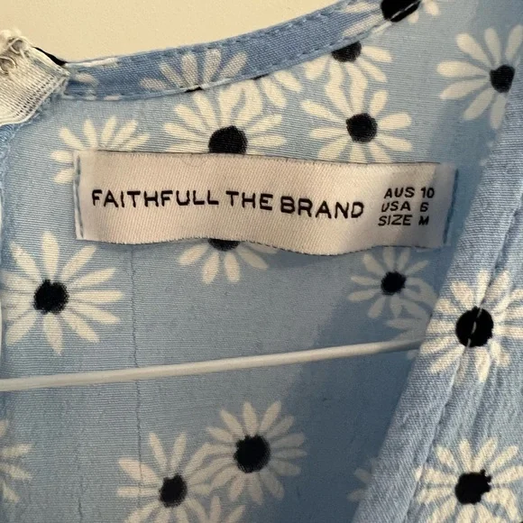 Faithfull the brand Ilia floral mini dress size 4 - Picture 7 of 15